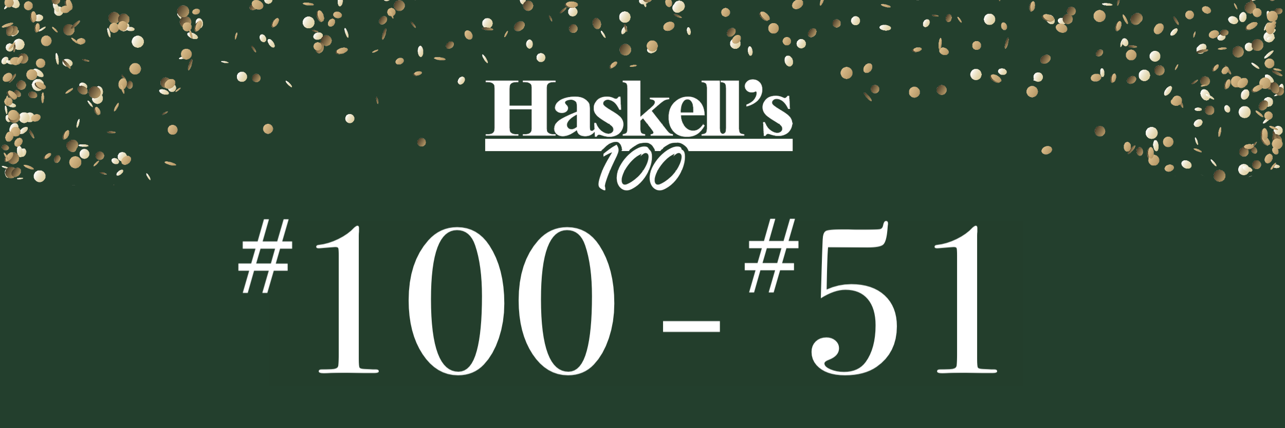 Haskells 100 LP banner_100-51_2021web